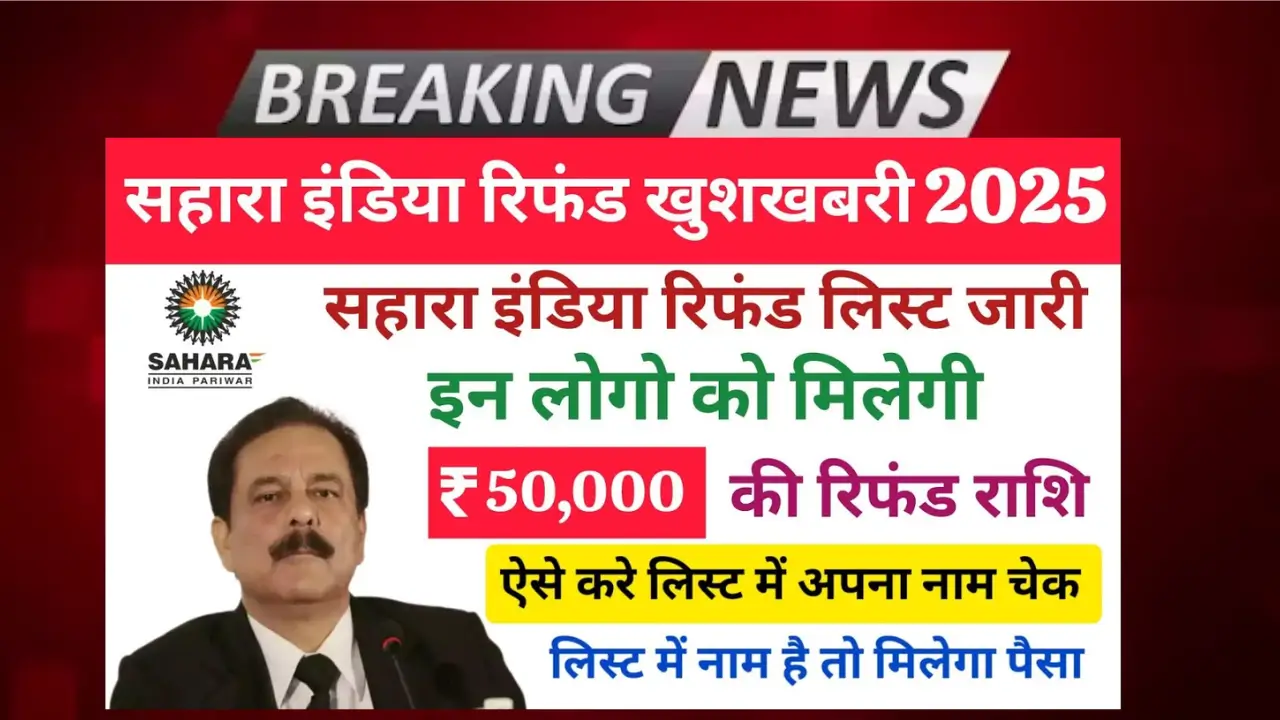 sahara India pariwar refund 2025