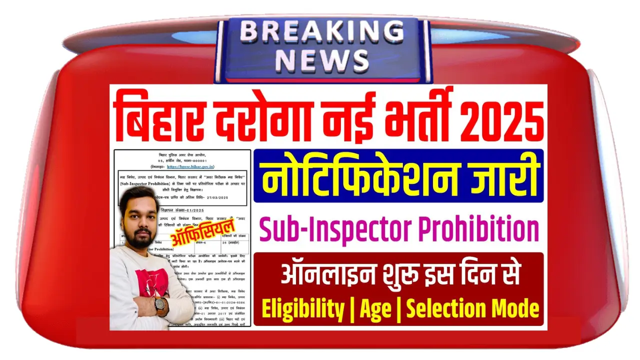 Sub Inspector Bharti 2025